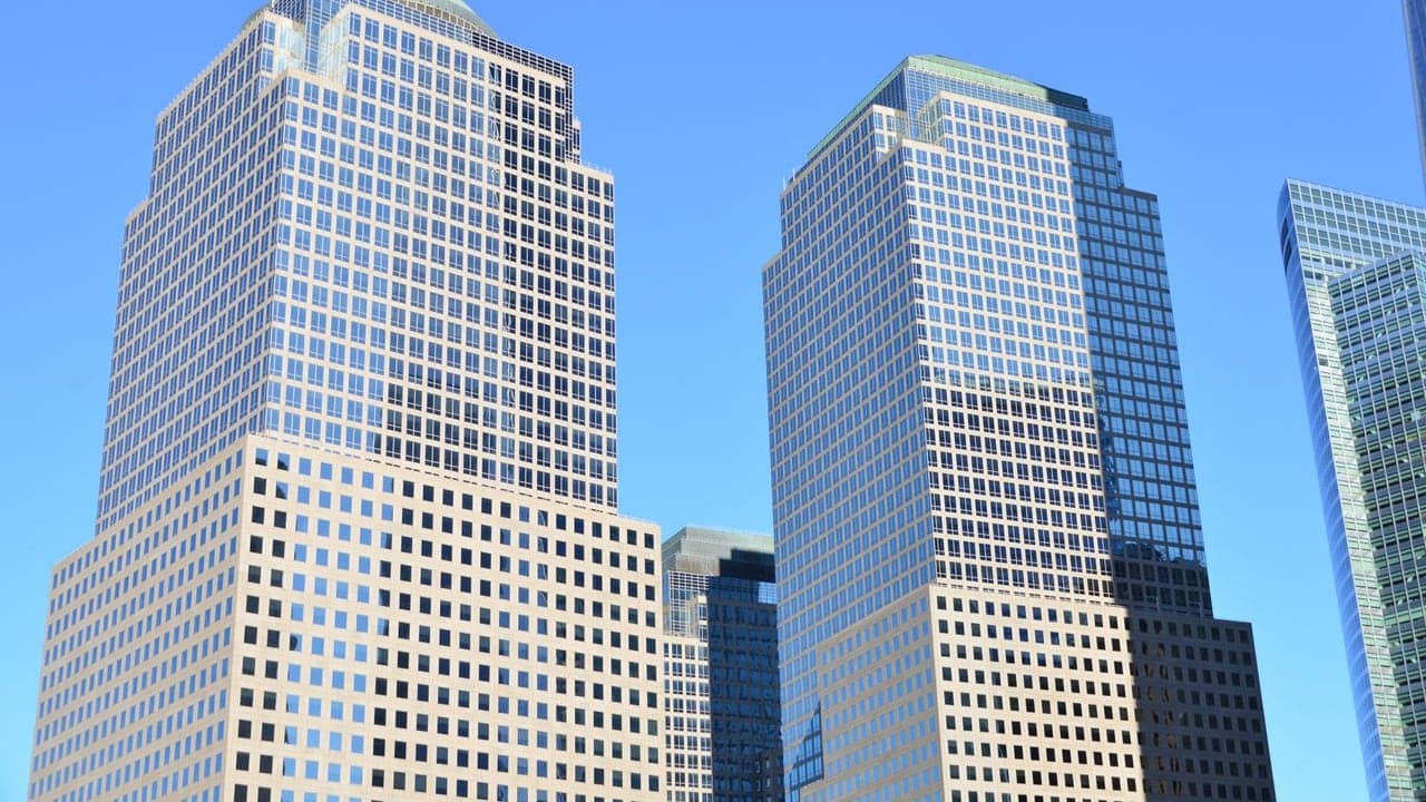 Torres de oficinas de un distrito financiero moderno